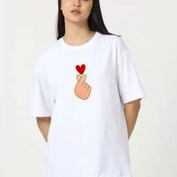 SALUJA FABRICS Women Printed Drop-Shoulder Sleeves Applique T-shirt-image-47