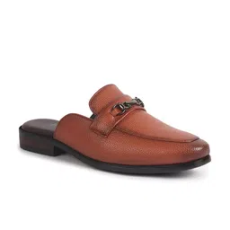 FAUSTO Men Round Toe Mules Casual Shoes-image-91