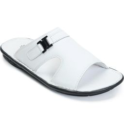 SMOXX white Men Sliders with Patterned rubber outsole-26