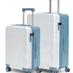 Assembly Flowe Set Of 2Textured Hard-Sided Trolley Suitcase-65