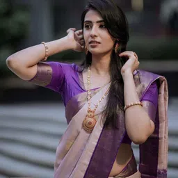 ZILVIRA Woven Design Zari Banarasi Saree-picture-49