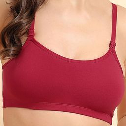 KOMLI Non Padded Non-Wired Full Coverage Bralette Bra image 5