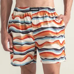 DAMENSCH Printed Pure Cotton Ultra-Light Boxer Shorts-BS1002-SUNBEG-image-42