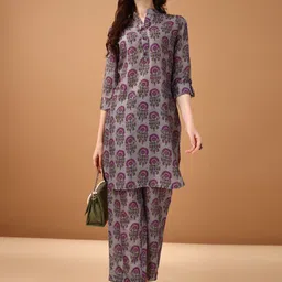 Anouk Printed Top & Palazzo Co-Ords-56