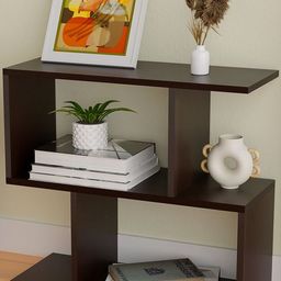 Myntra Elegant Homes Brown Wood Bed Side Table for Bedroom & Living Room-picture-1
