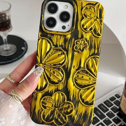 Luxury Kase Floral Printed iPhone 12 Pro Back Case Mobile Accessories-image-10
