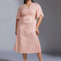 20Dresses Women Plus Size Embellished Fit & Flare Dress-image-78