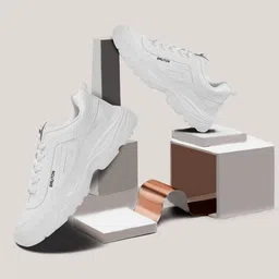 Bruton Men Mesh Running Non-Marking Shoes-5