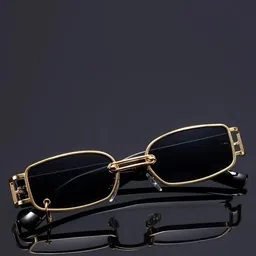 Trunks Unisex Rectangle Sunglasses with UV Protected Lens-2