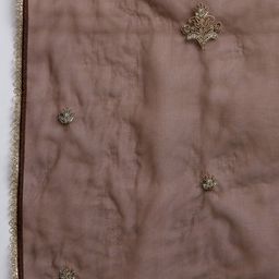 Sangria Sequinnce Embellished Notch Neck Kurta With Trouser & Dupatta image 3
