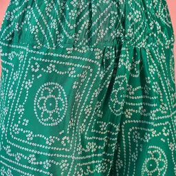 Sangria Bandhani Printed Kurta With Chudidar Set image 2