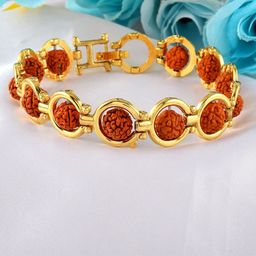 MEMOIR Unisex Brass Gold-Plated Wraparound Bracelet-image-81