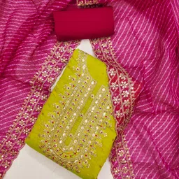 MANVAA Embellished Unstitched Dress Material-picture-25