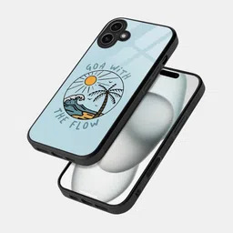 macmerise Abstract Printed iPhone 16 Bumper Case Mobile Accessories-6