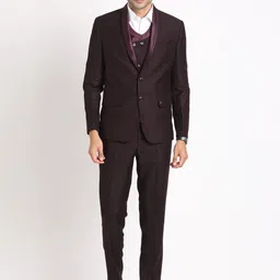 Turtle Men Shawl Collar Three Piece Formal Suits-image-17