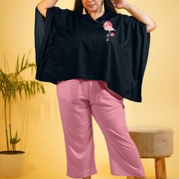 LetsDressUp Printed V-Neck Kaftan Top With Palazzo Co-Ords-image-73