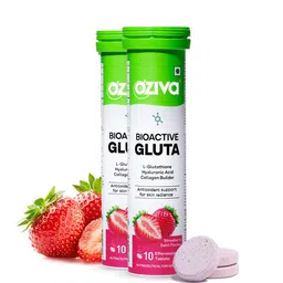 OZiva Set Of 2 Bioactive Gluta Effervescent Tablets - 10 Effervescent Tablets Each-picture-28