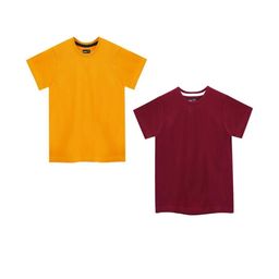 Dechado Boys Solid Round Neck T-shirts - Pack Of 2-image-52