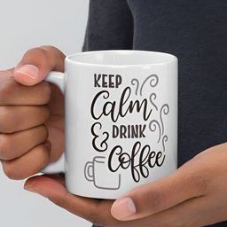 Mr UVD White & Black Printed Ceramic Glossy Mugs Set of Cups and Mugs-image-10