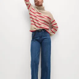 Marks & Spencer Women Striped Pullover-image-5