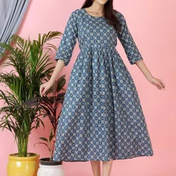 Moda Rapido Floral Print Fit & Flare Maxi Dress-image-77