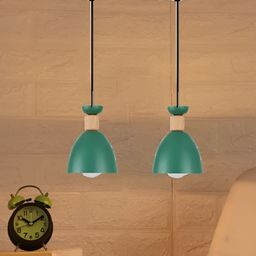 KINIS Green 2 Pieces Aluminium Quirky Ceiling Lamp-image-8