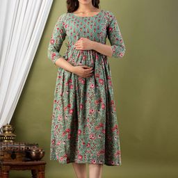 MURLI KURTI Women Printed Thread Work Anarkali Kurta-image-92