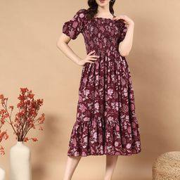 Moda Rapido Crepe Fit & Flare Dress-picture-42