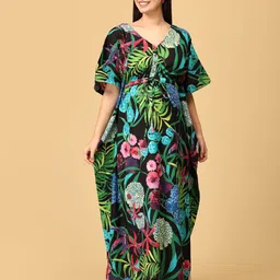 The Mom Store Printed Maxi Nightdress-image-28