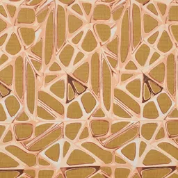 AUSIEE Pink & Brown Abstract 180 TC Cotton Queen Bedsheet Set 2.74 m X 2.74 m-17