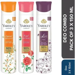 Imperial Sandalwood Deo 150ml, Royal Red Roses Deo 150ml, Lace Satin Deo 150ml Body Spray - For Women-picture-22