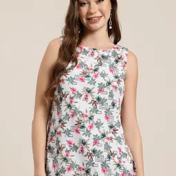 HERE&NOW Floral Printed Kurti-picture-40