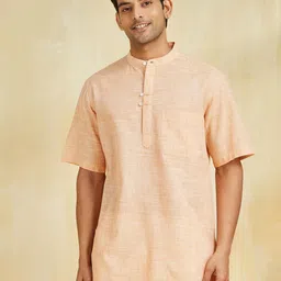 Fabindia Men Cold-Shoulder Sleeves Kurta-picture-11