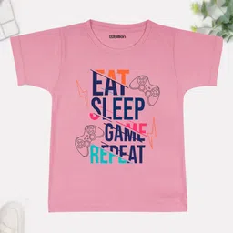 Billion Boys Printed Bio Finish Applique T-shirt-25