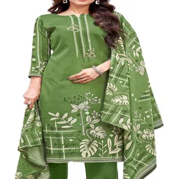 DRAVINAM Trends Floral Printed Unstitched Dress Material-image-90