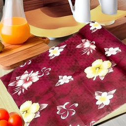 Aura Red Set of 1 Water Resistant Shelf Liner Organisers-9