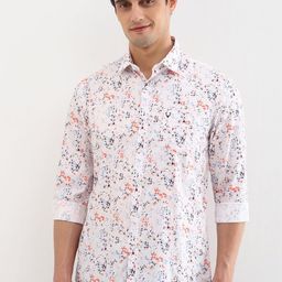 Allen Solly Men Slim Fit Opaque Printed Casual Shirt-picture-43