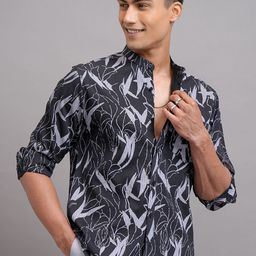 LOCOMOTIVE Men Opaque Printed Casual Shirt-picture-47