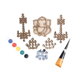 ilearnngrow DIY Ganeshji decoration Lippan Art-image-4