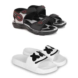 PENNEN Pack Of 2 Comfort Sandals & Sliders-image-35