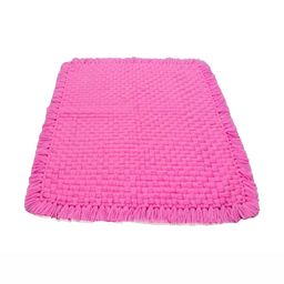 Jaipur Woollen Handicraft Soft Woollen Handmade Pink Prayer Mat-image-14