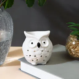 TAYHAA White & Black Ceramic Owl Aroma OilDiffusers-image-70
