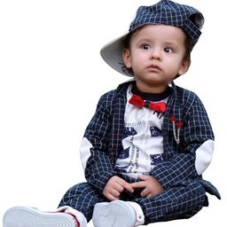 DOTSON Boys Checked Shirt with Trousers-picture-30
