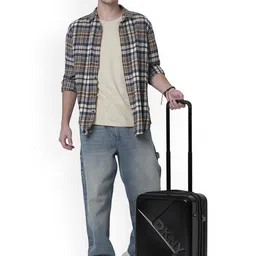 DKNY YOUR CALL Range Black 21" Cabin Hard Luggage-image-26