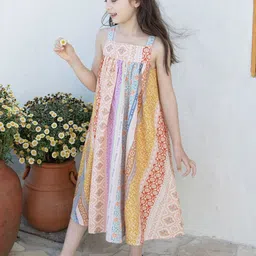 LULU & SKY Floral Print A-Line Dress-picture-13