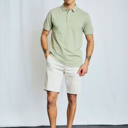 Bruun & Stengade Men Solid Regular Fit Mid-Rise Cotton Shorts-picture-28