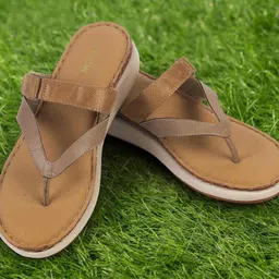 Mochi Women Open Toe Wedge Heel Sandals-51