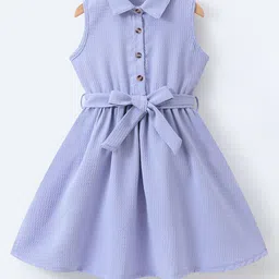 Mark & Mia Girls Sleeveless Shirt Style Fit & Flare Dress-image-51