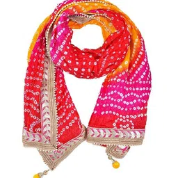 PK HUB Art Silk Tie and Dye Dupatta-picture-36