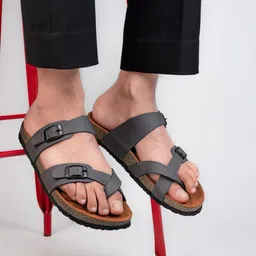 Mast & Harbour Men Suede Comfort Sandals-image-85